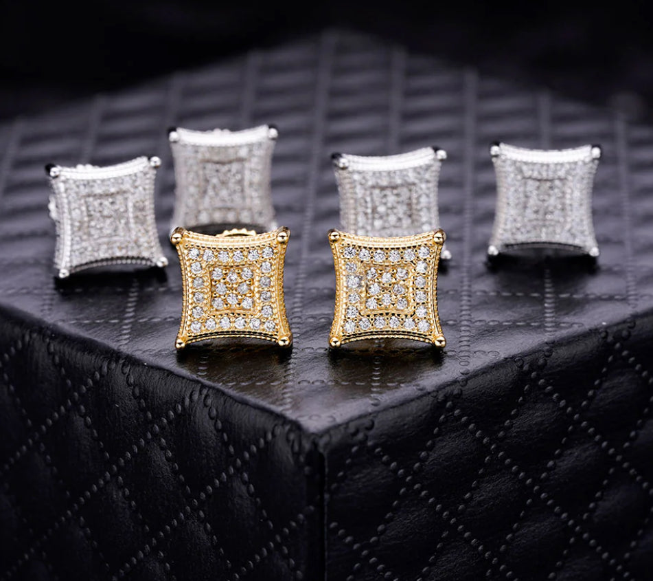 14k Gold Earrings (Diamond Tester Certified)