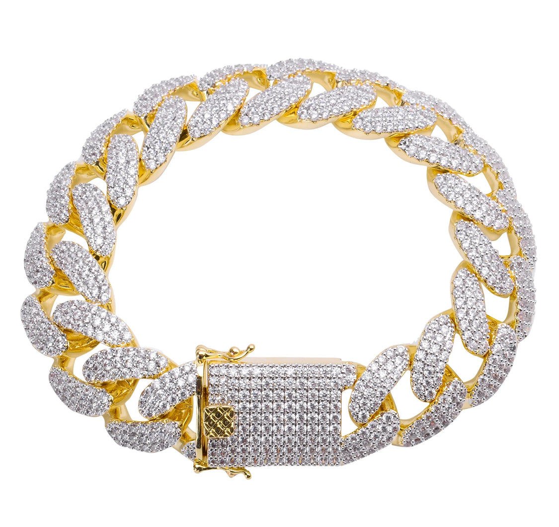 Moissanite Cuban Bracelet