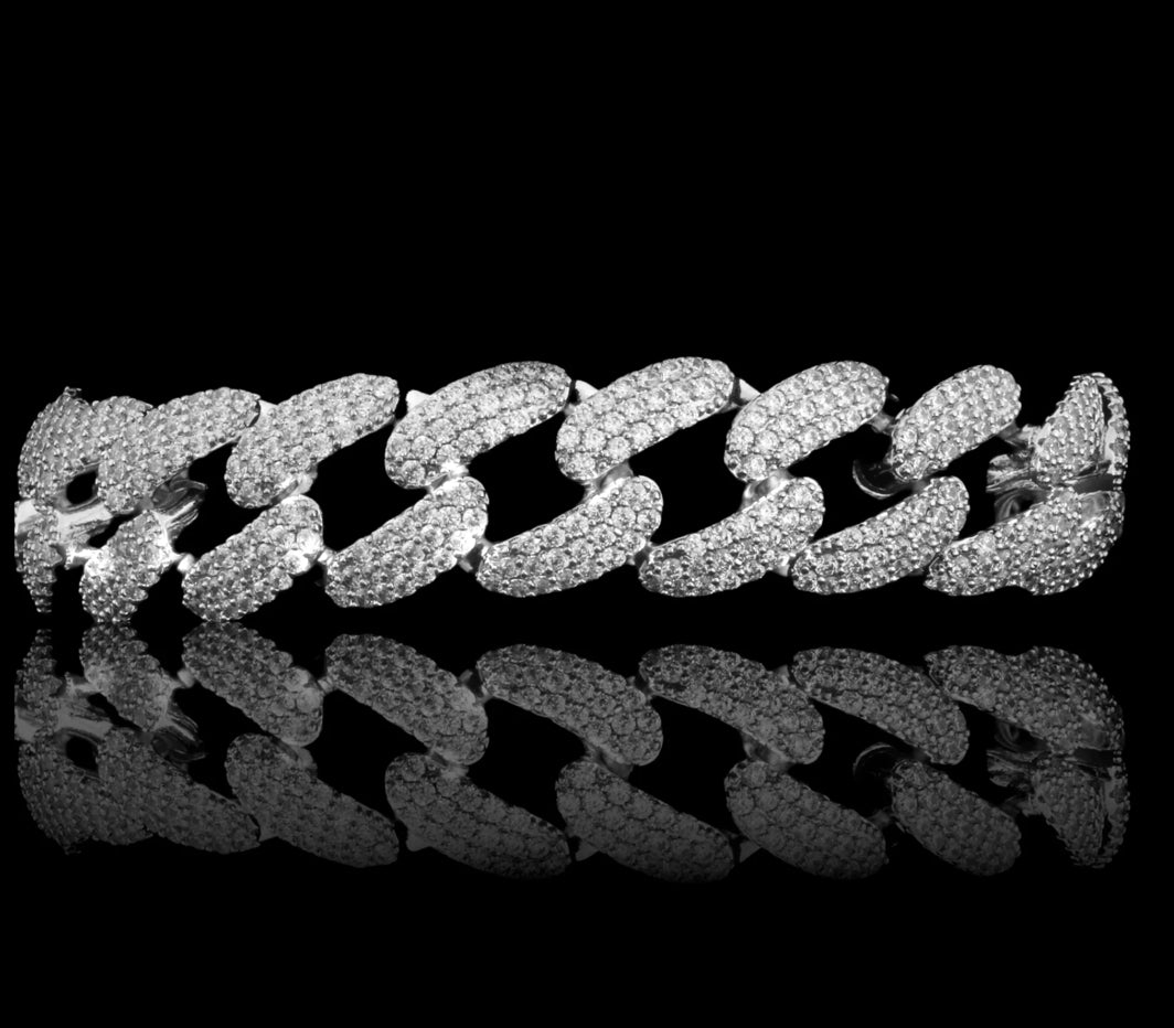 Moissanite Cuban Bracelet