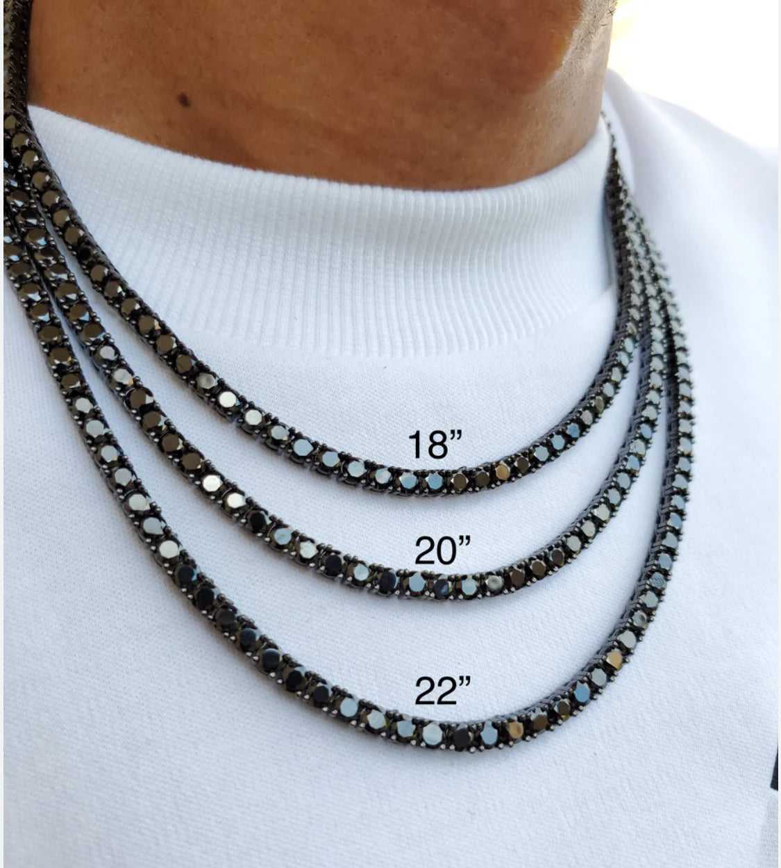 Moissanite Tennis Chain