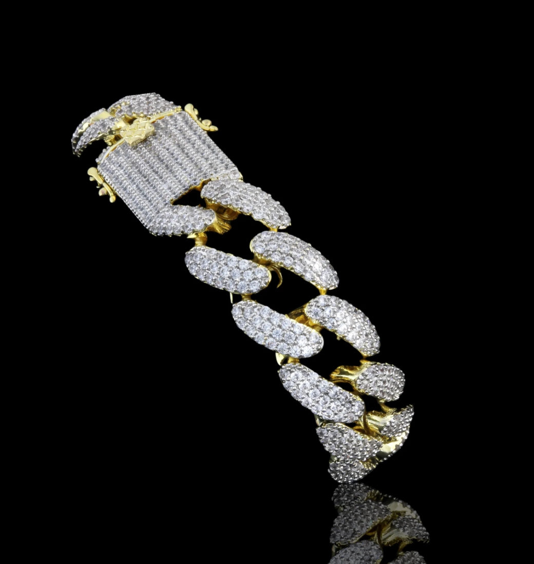 Moissanite Cuban Bracelet