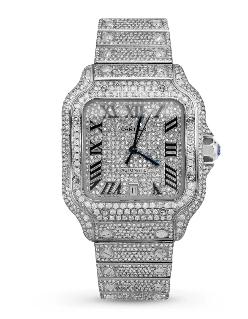 Cartier Santos (Diamond tester Certified)