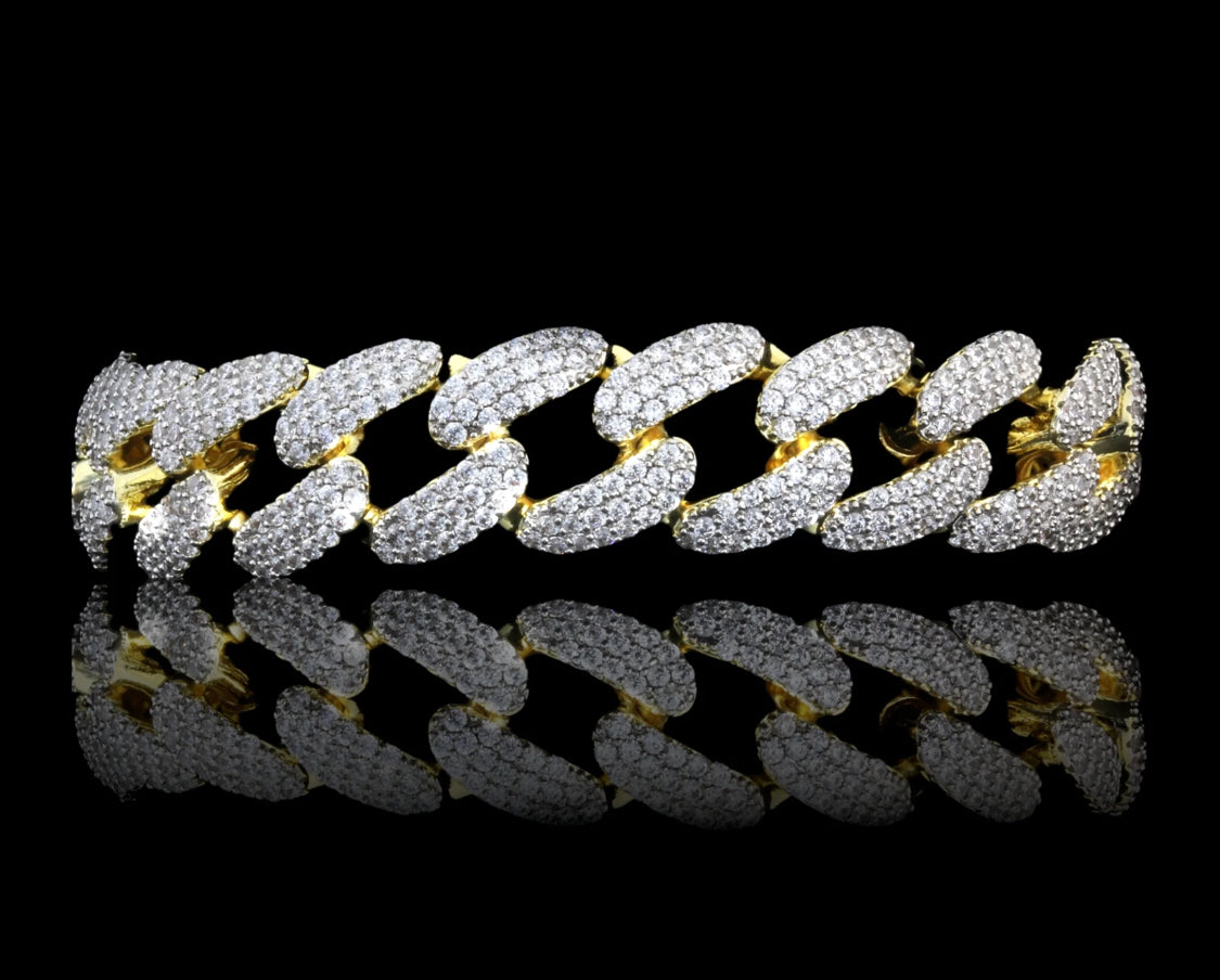Moissanite Cuban Bracelet