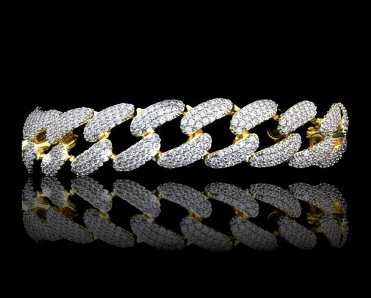 Moissanite Cuban Bracelet