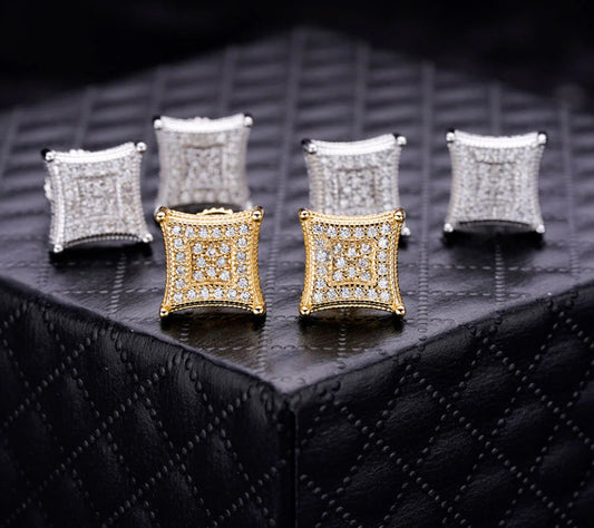 14k Gold Earrings (Diamond Tester Certified)