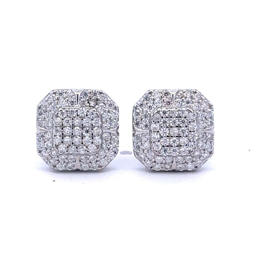 AETHER 0.58 CTW gold earrings