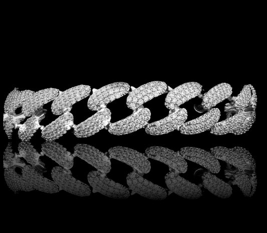 Moissanite Cuban Bracelet